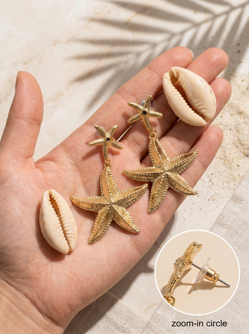 Summer Escape Vacation Starfish Earrings