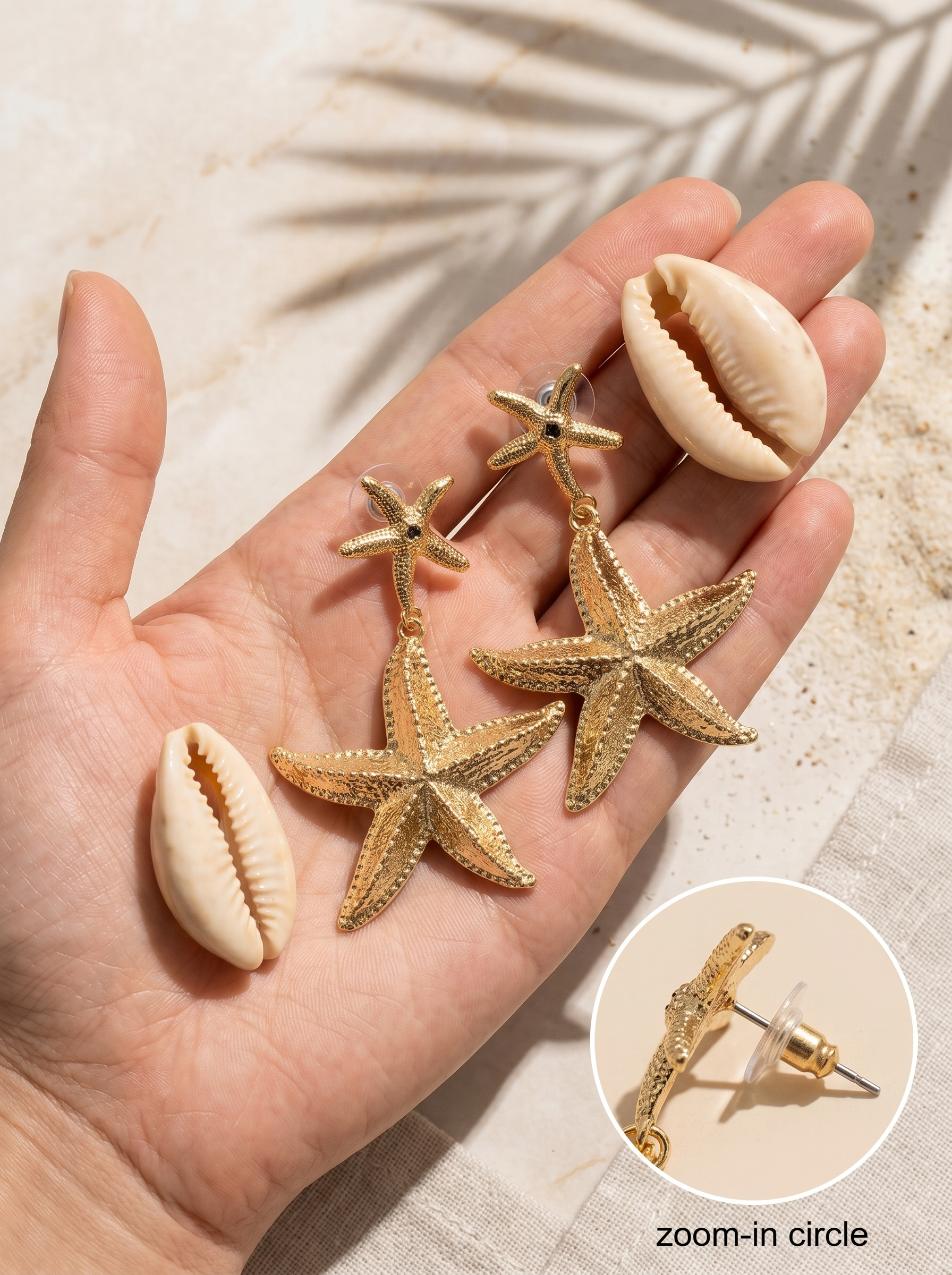 Summer Escape Vacation Starfish Earrings